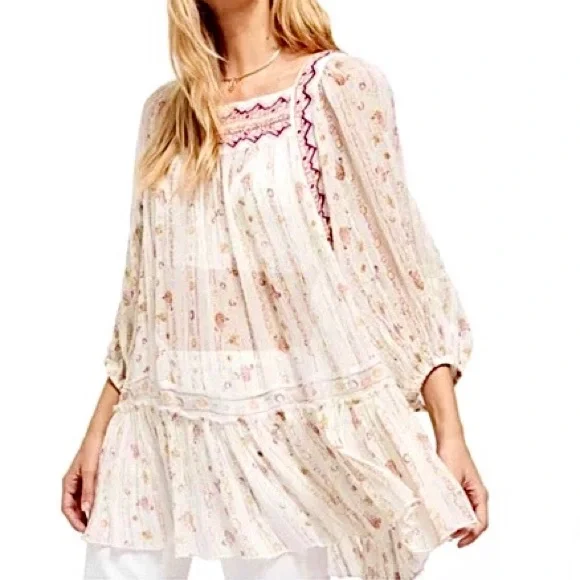 Free People | Dresses | Nwt Free Peopledropwaist Embellished Mini Dresstop  By | Poshmark